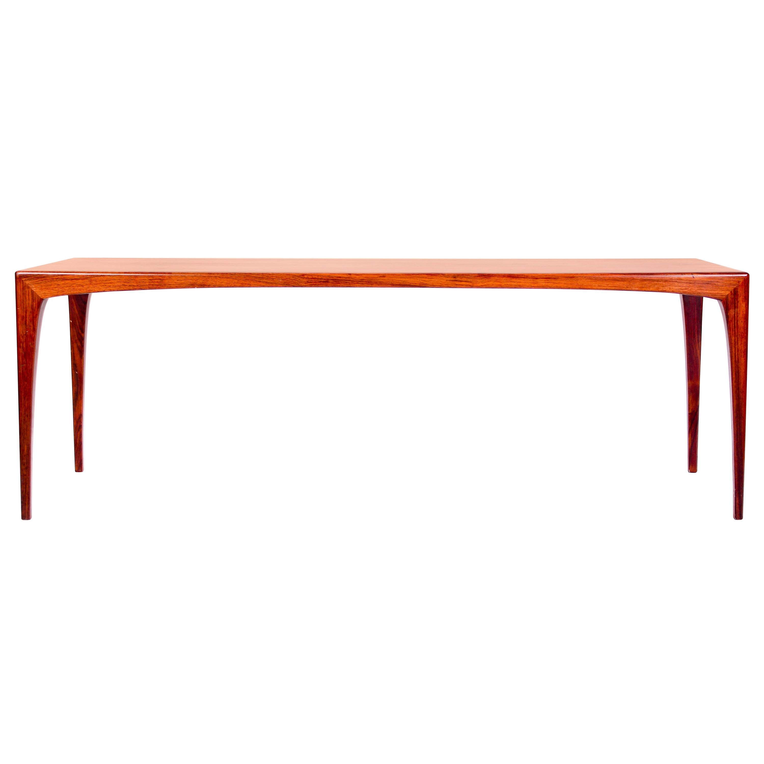 Midcentury Rosewood Coffee Table by Erling Torvits for Heltborg Møbler