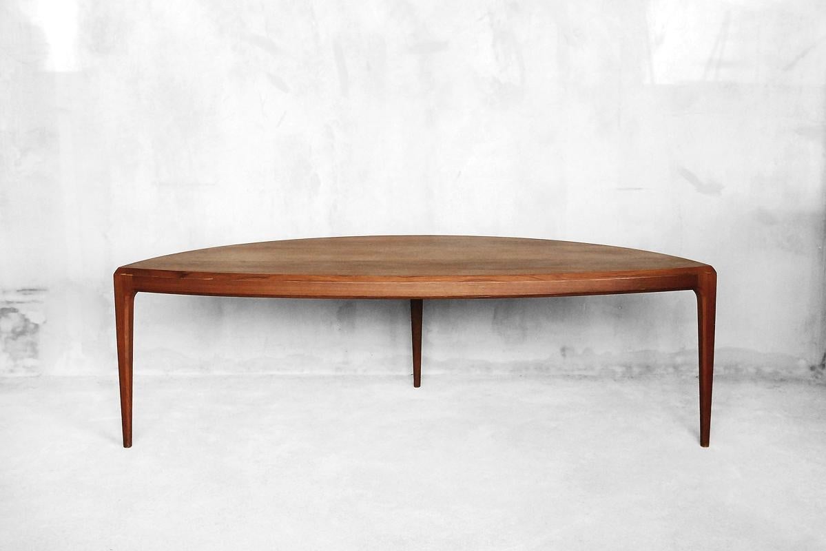 Midcentury Rosewood Coffee Table by Johannes Andersen for CFC Silkeborg, 1950s 1