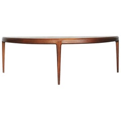 Midcentury Rosewood Coffee Table by Johannes Andersen for CFC Silkeborg, 1950s