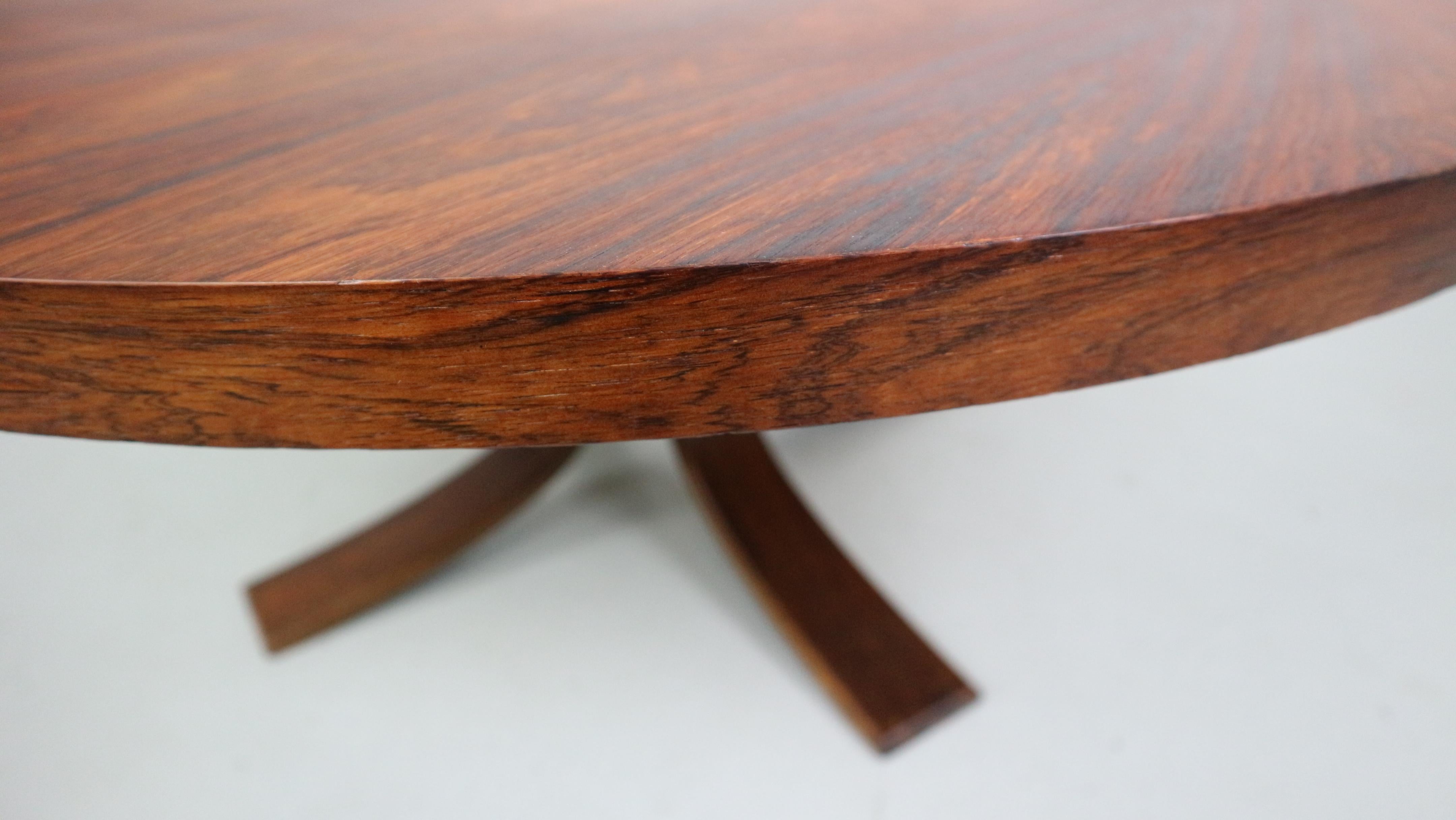 Late 20th Century Midcentury Rosewood Coffee Table