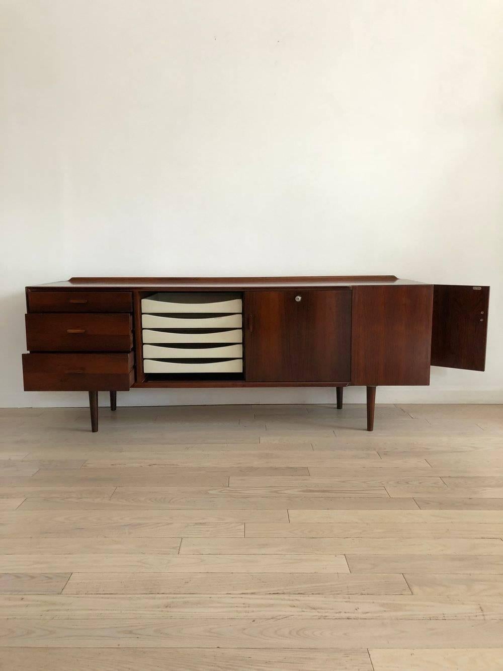 Midcentury Rosewood Danish Arne Vodder for Sibast In Excellent Condition In Brooklyn, NY