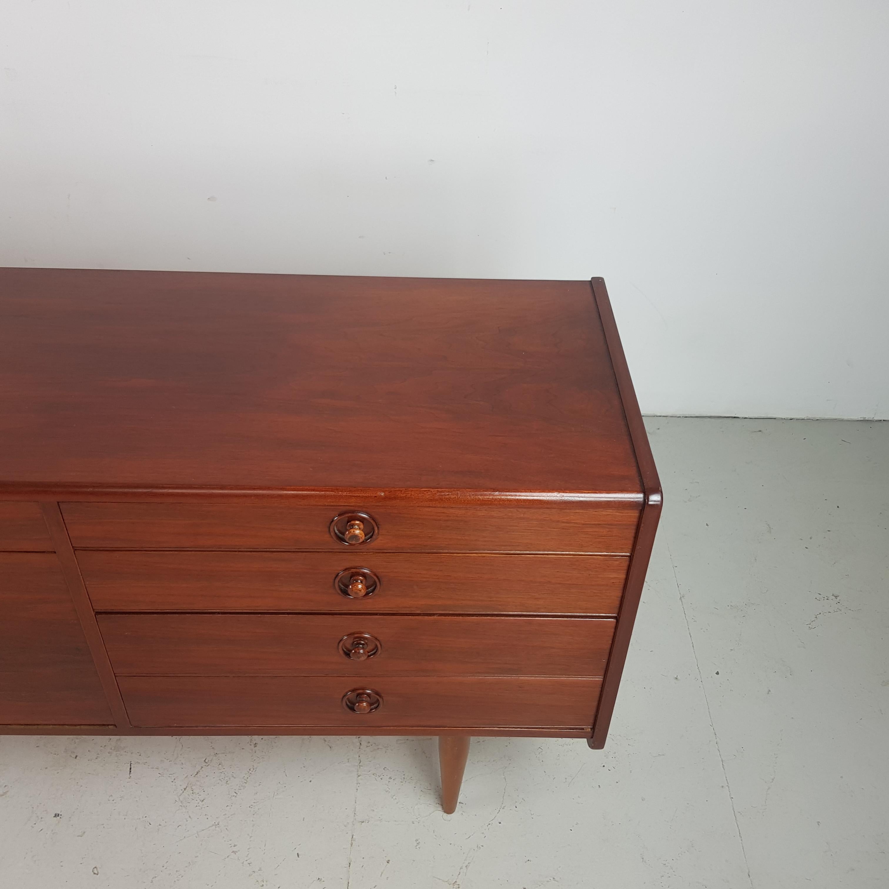 Midcentury Rosewood Danish Sideboard For Sale 6