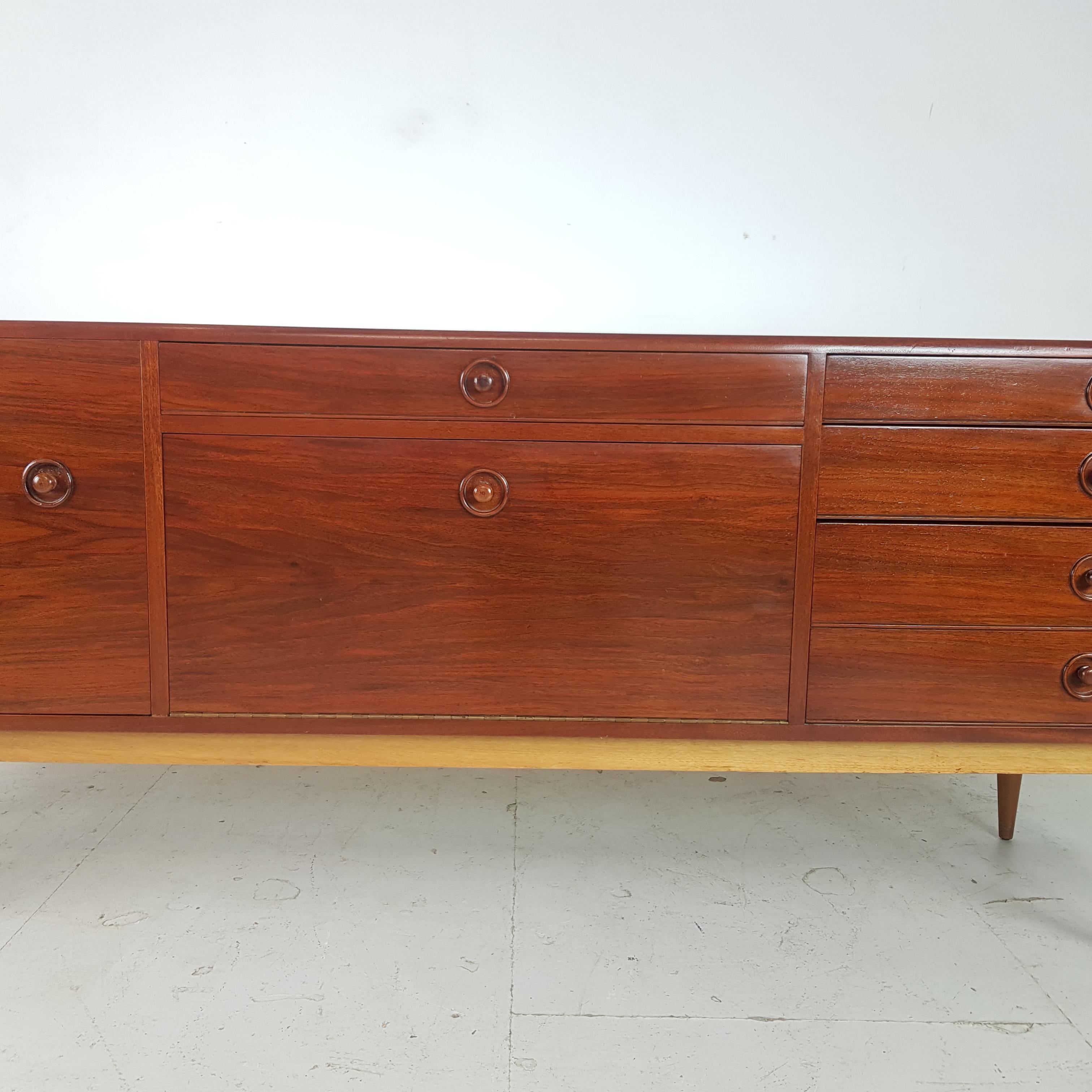 Midcentury Rosewood Danish Sideboard For Sale 4