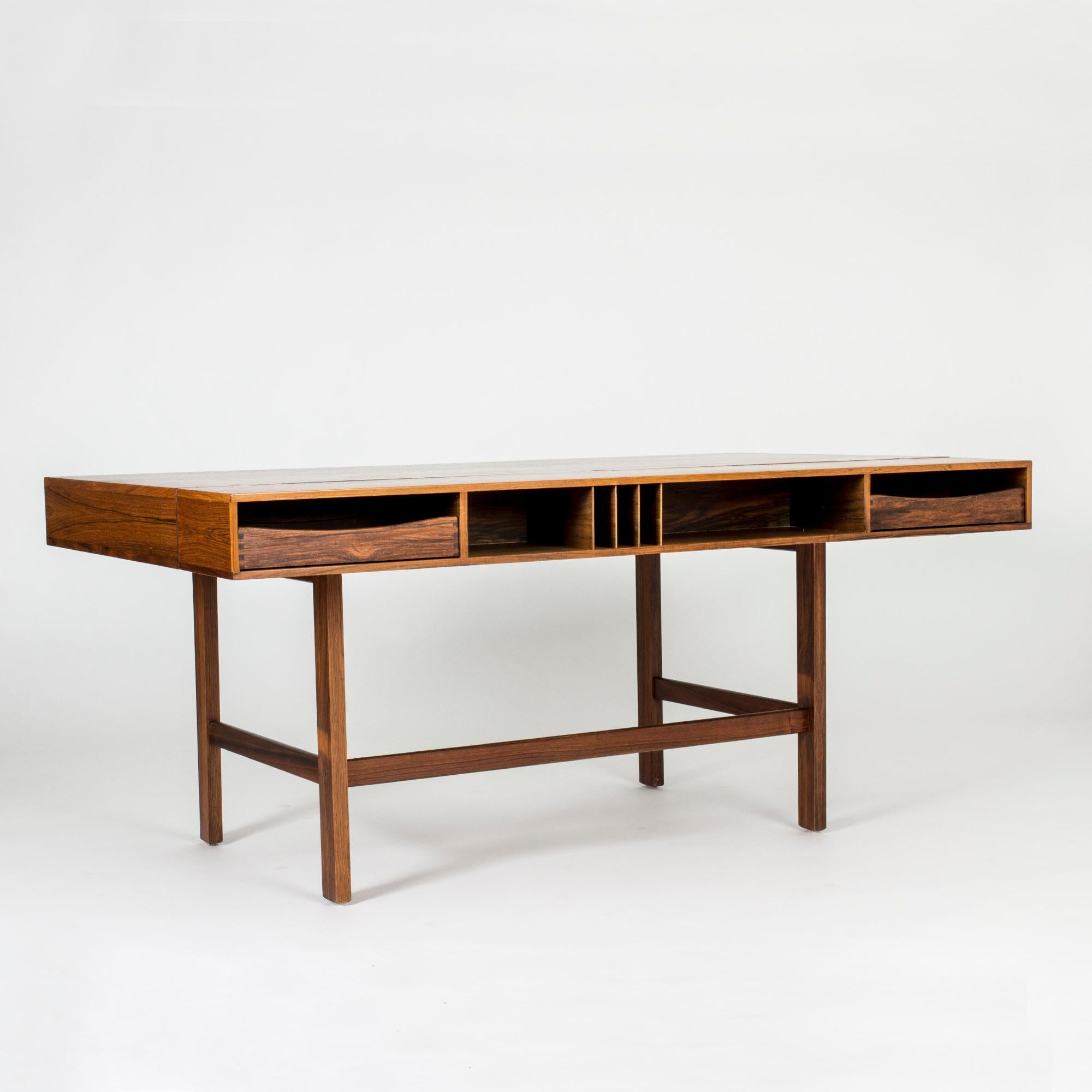 Midcentury Rosewood Desk by Peter Løvig Nielsen 1