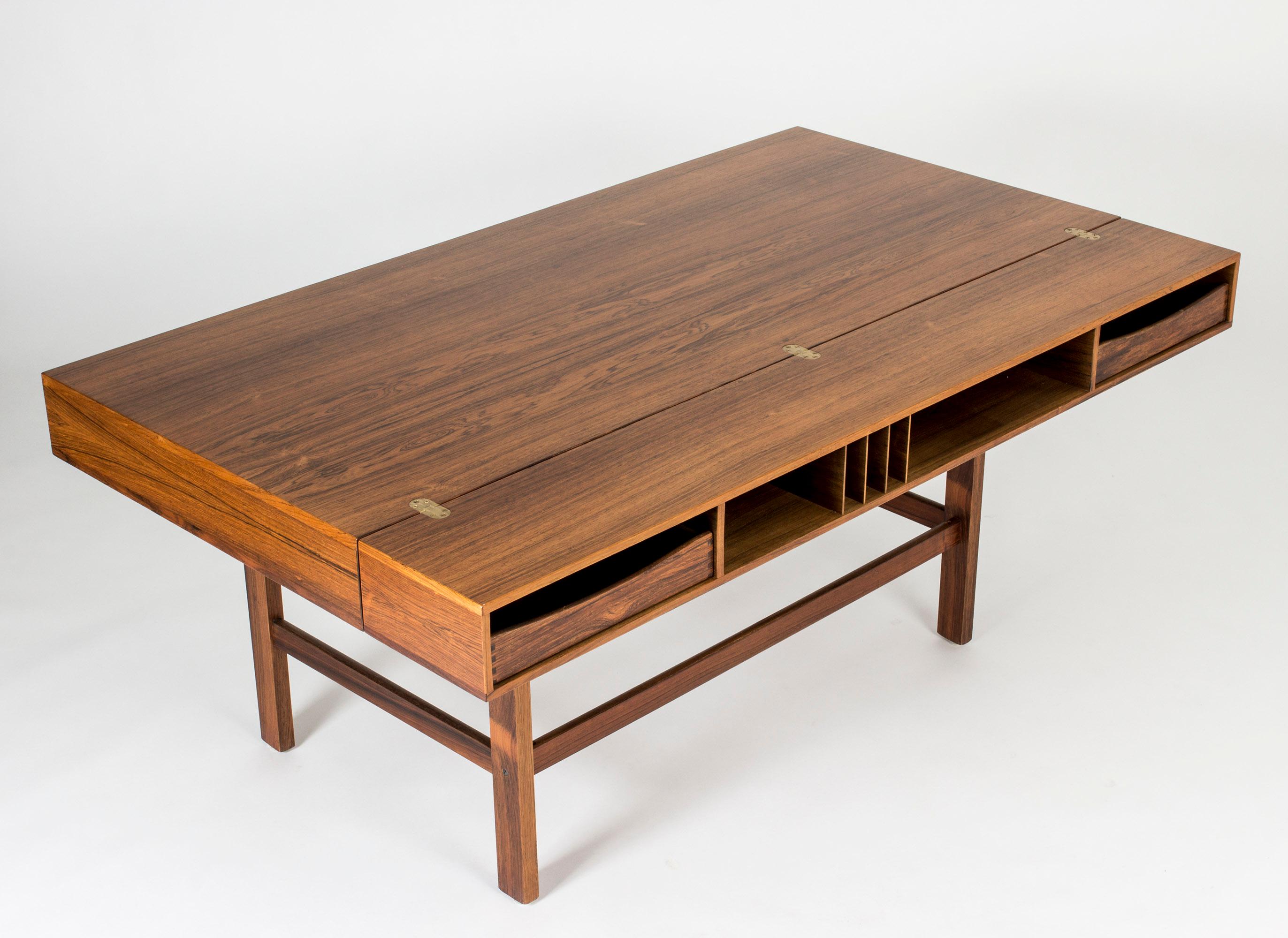 Midcentury Rosewood Desk by Peter Løvig Nielsen 2