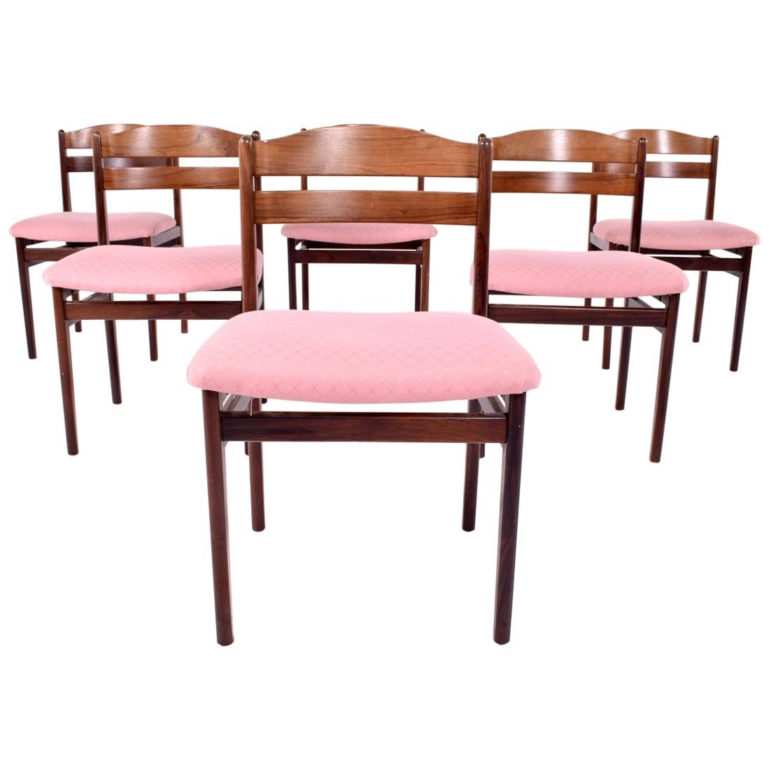 Midcentury Rosewood Dining Chairs, 1960s