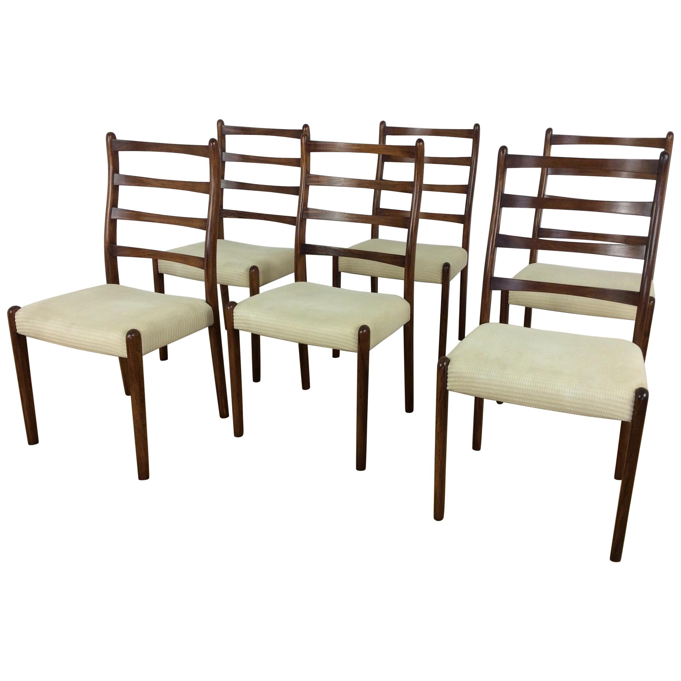 Midcentury Rosewood Dining Chairs For Sale