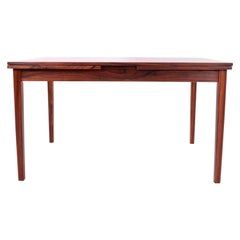 Midcentury Rosewood Dining Table by Kaj Winding for Slagelse