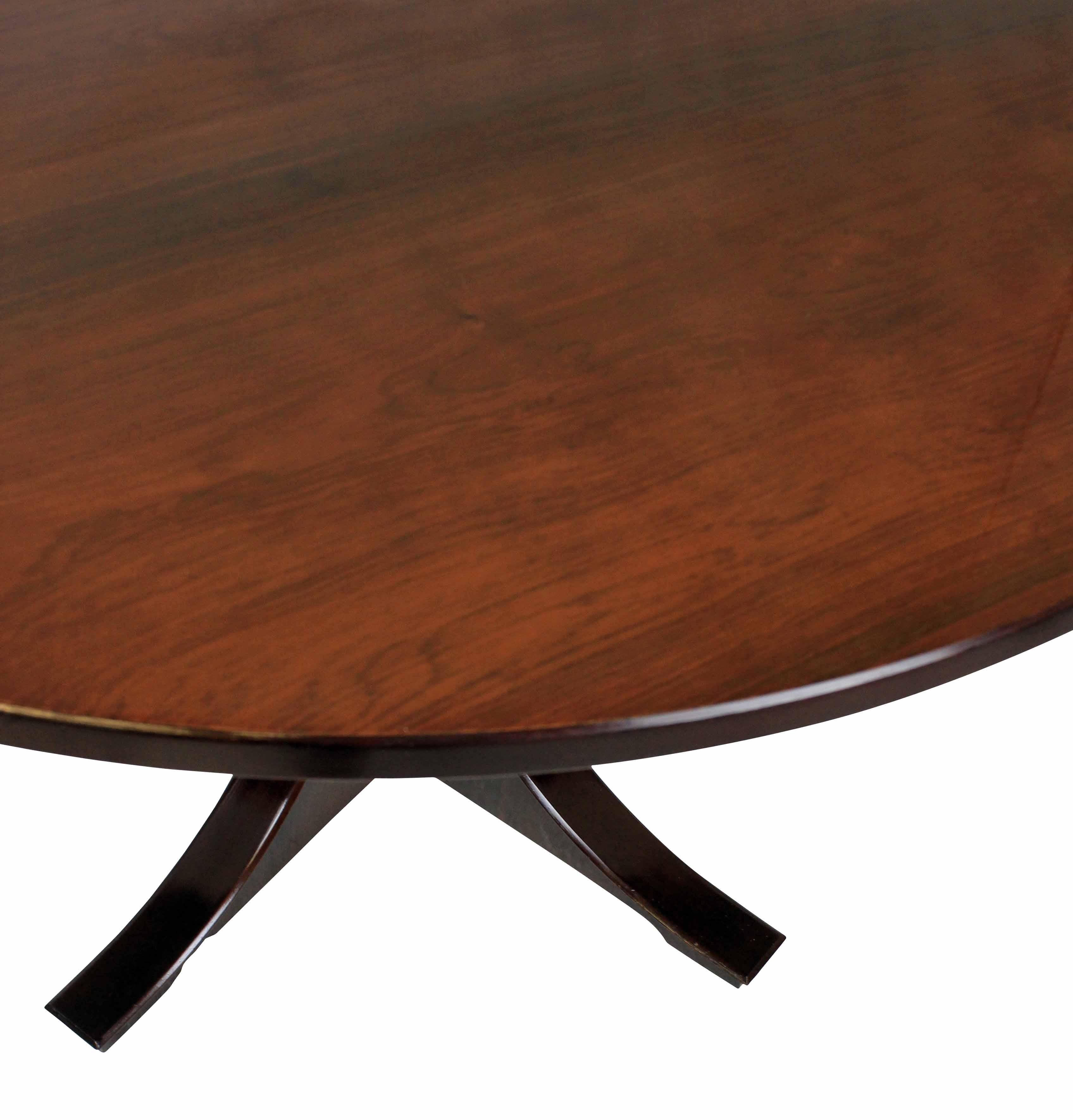 Midcentury Rosewood Dining Table In Good Condition In London, GB