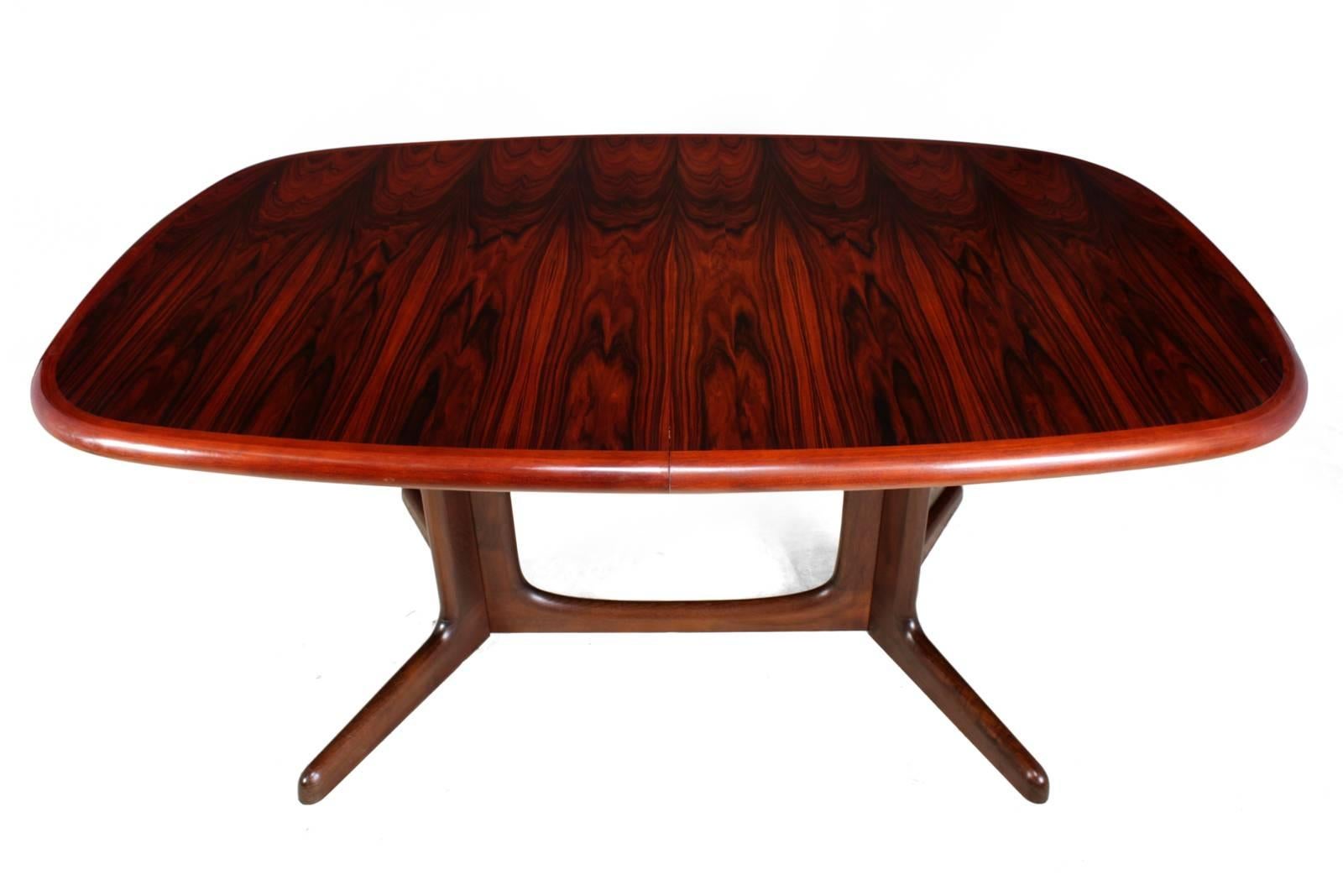 Wood Midcentury Rosewood Dining Table