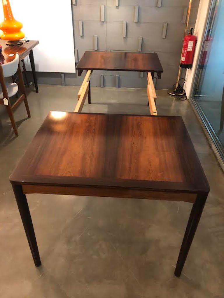 Mid-20th Century Midcentury Rosewood Dining Table For Sale