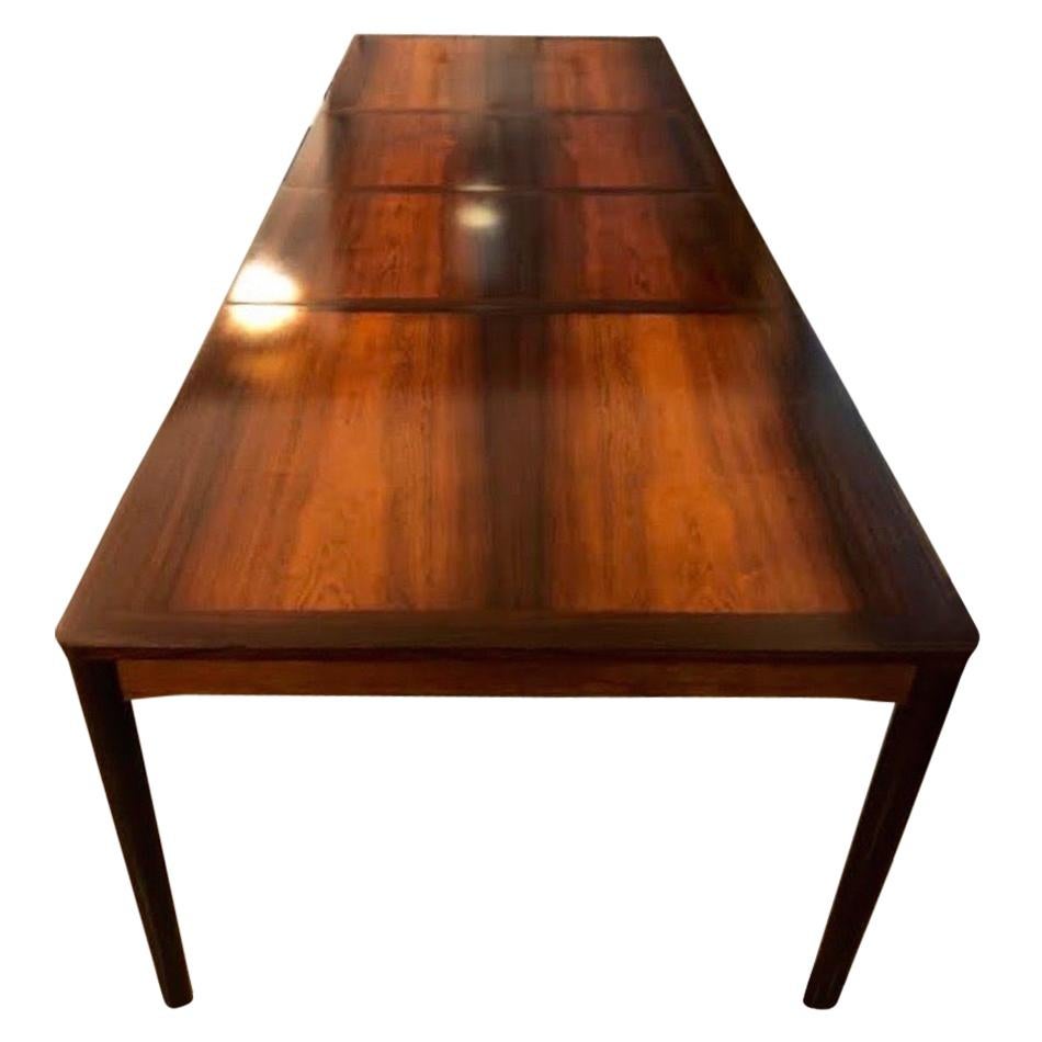 Midcentury Rosewood Dining Table For Sale