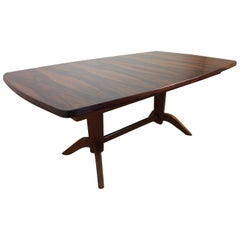 Midcentury Rosewood Extendable Table