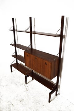 Midcentury Rosewood Modular Wall Unit by Louis Van Teeffelen for Topform, 1960s