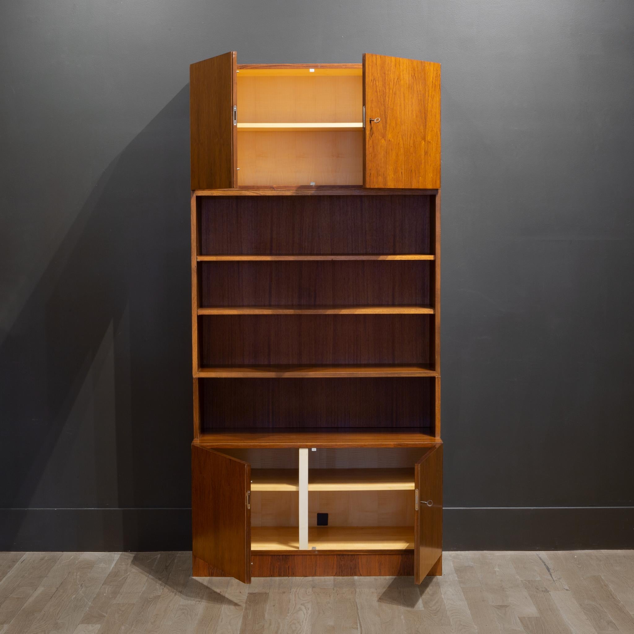 Midcentury Rosewood Modular Wall Unit Designed by Georg Satink for WK Mobel c 3