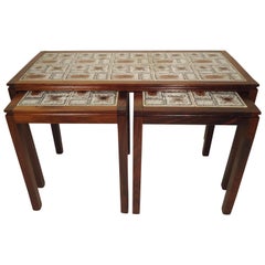 Midcentury Rosewood Nesting Tables