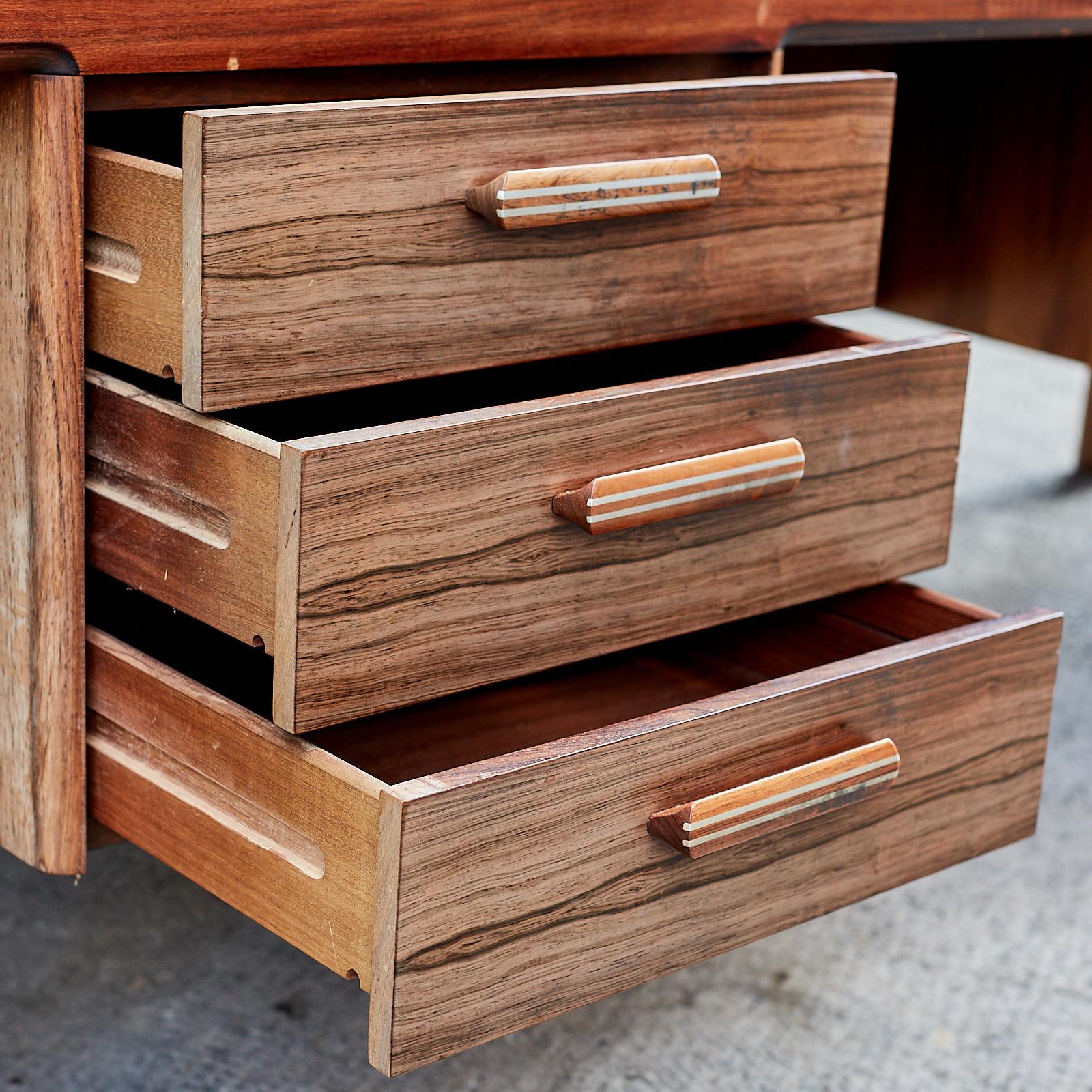 Midcentury Rosewood 'Presidents Desk' by Arne Vodder for Sibast 1