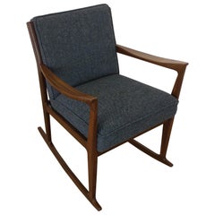 Midcentury Rosewood Rocking Chair