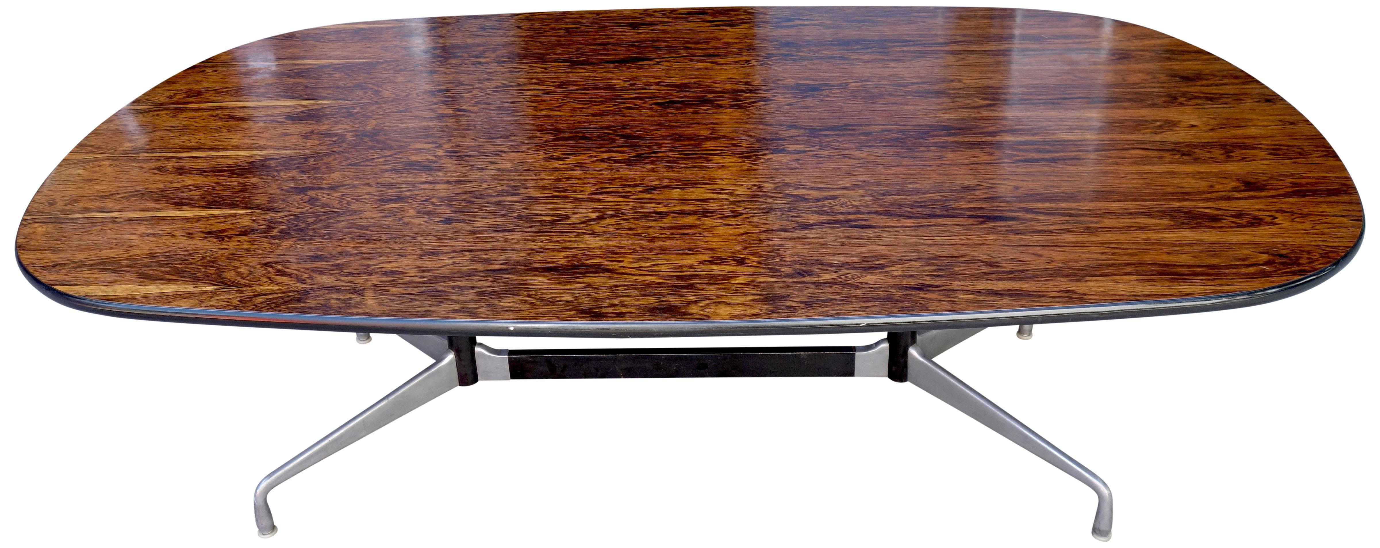 Mid-Century Modern Midcentury Segmented Base Table by Eames for Herman Miller
