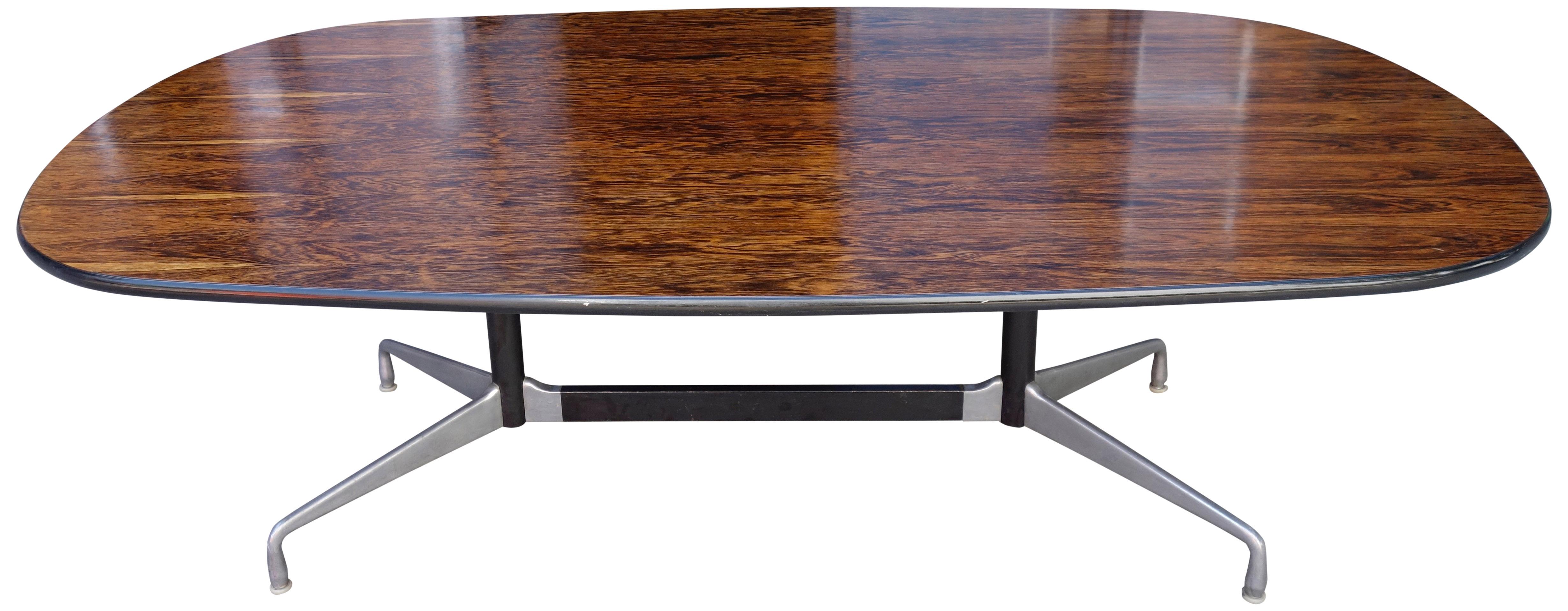 Midcentury Segmented Base Table by Eames for Herman Miller In Good Condition In BROOKLYN, NY