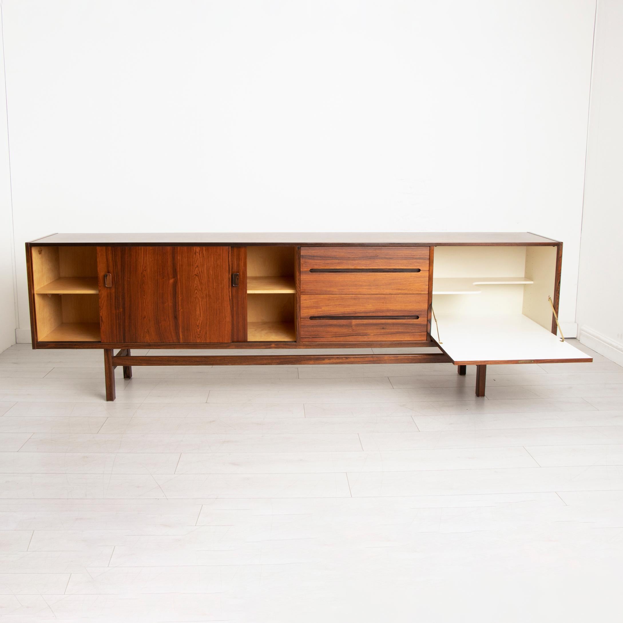 Mid-Century Modern Midcentury Rosewood Sideboard by Nils Jonsson for Troeds Sweden, c.1960