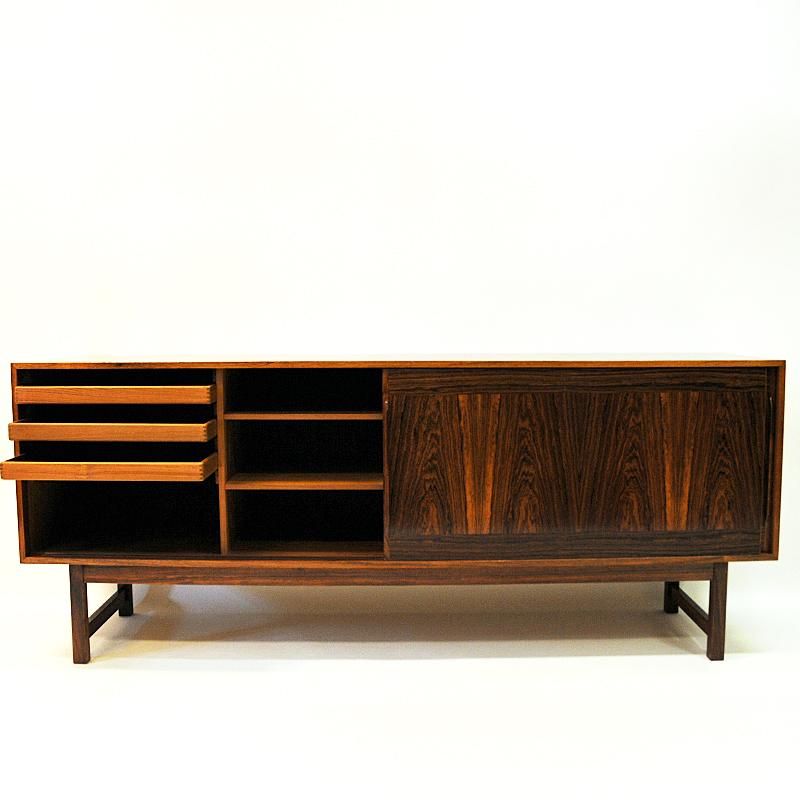 Scandinavian Modern Midcentury Rosewood Sideboard Credenza by Karl-Erik Ekselius, Sweden, 1960s