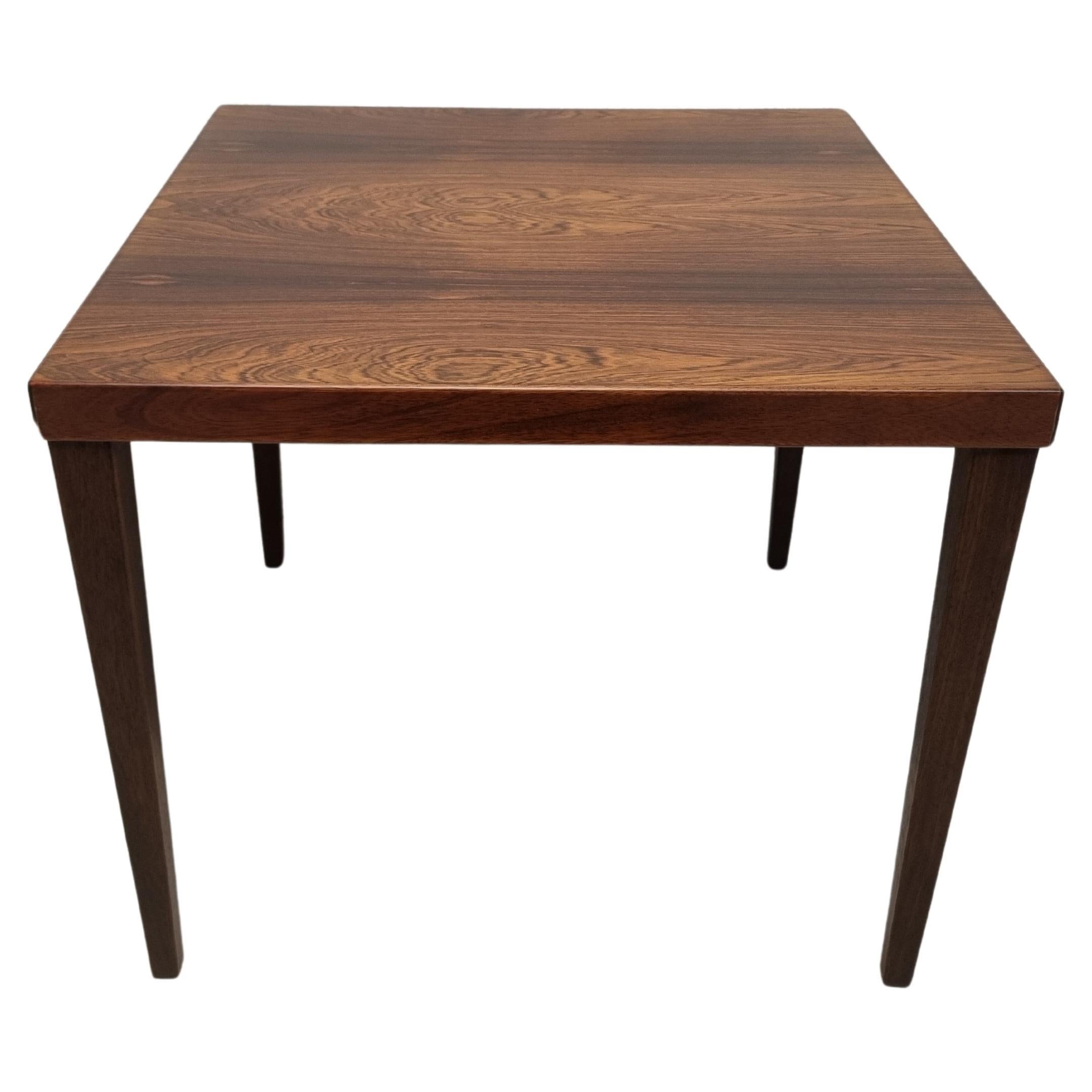 Midcentury rosewood sidetable For Sale