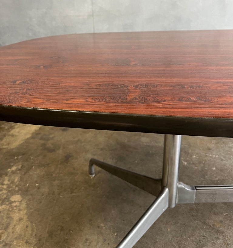 Midcentury Rosewood Table Eames for Herman Miller For Sale 3