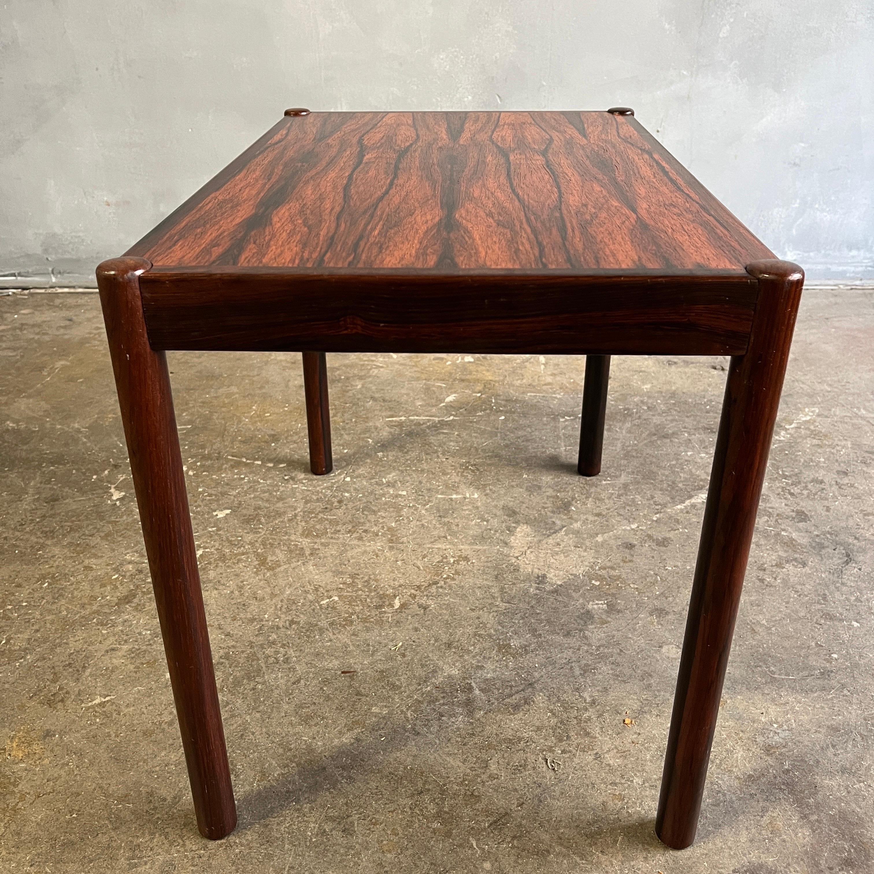 Midcentury Rosewood Table In Good Condition In BROOKLYN, NY