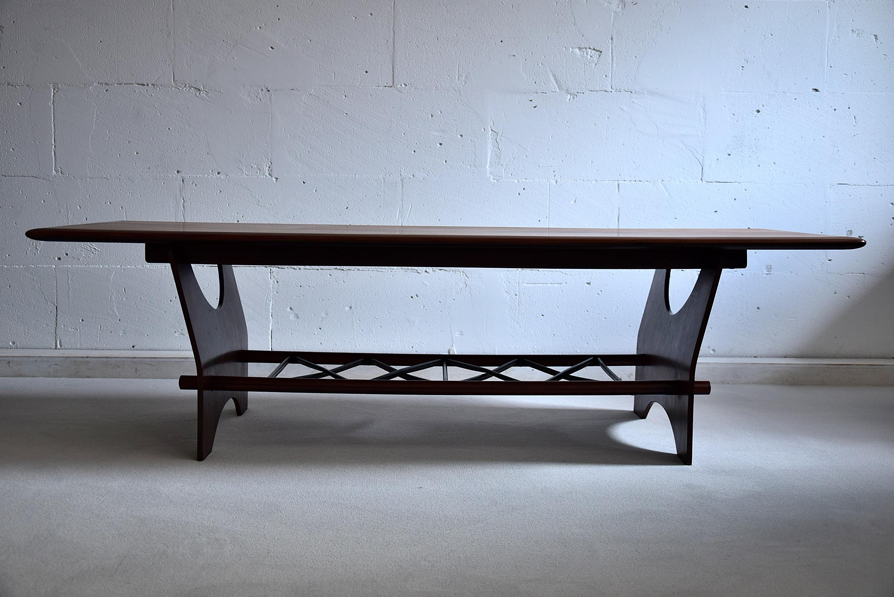 Mid-20th Century Mid-Century Two-Tier Coffee Table For Sale