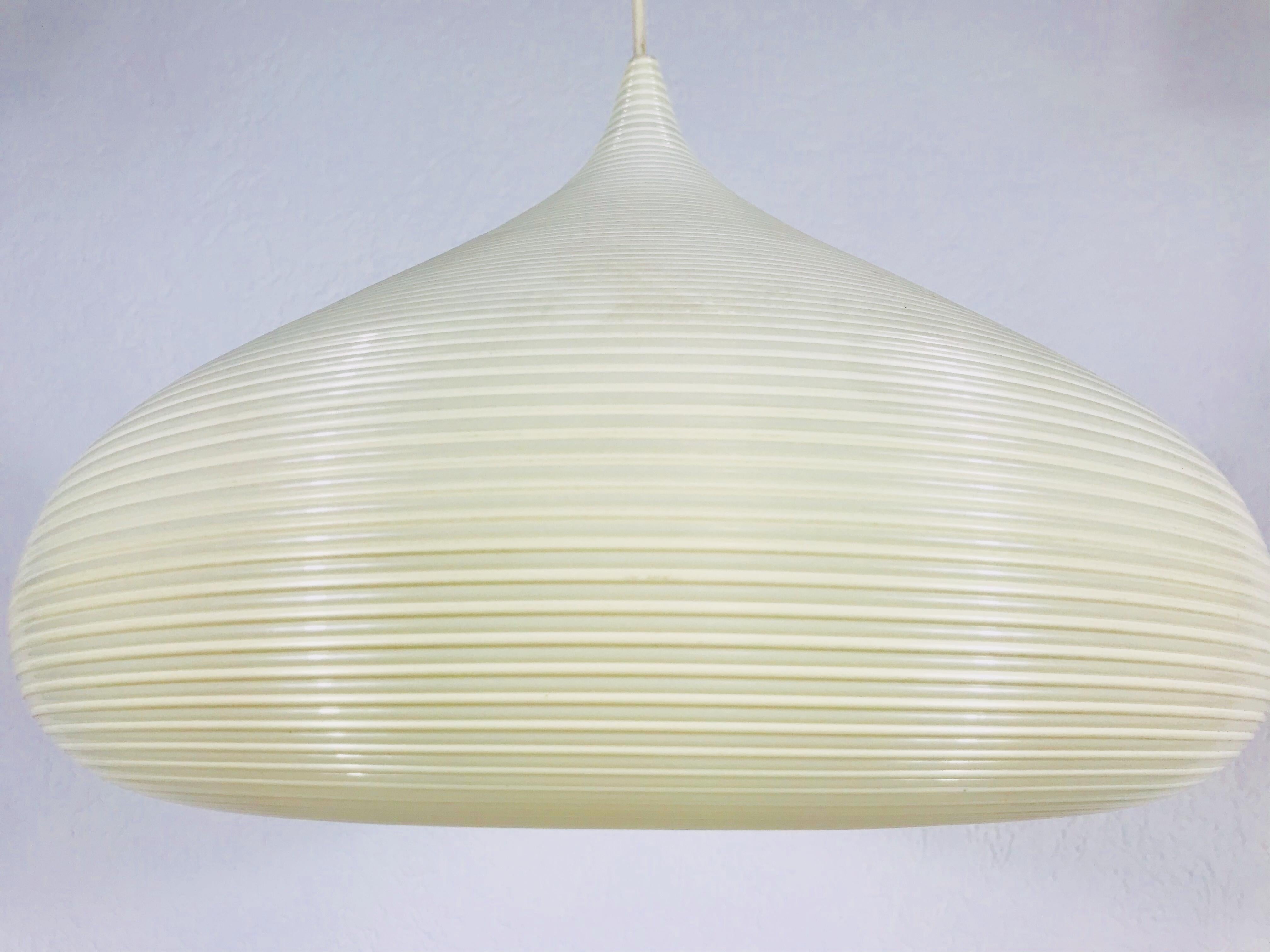 Plastic Midcentury Rotaflex Pendant Lamp, 1960s