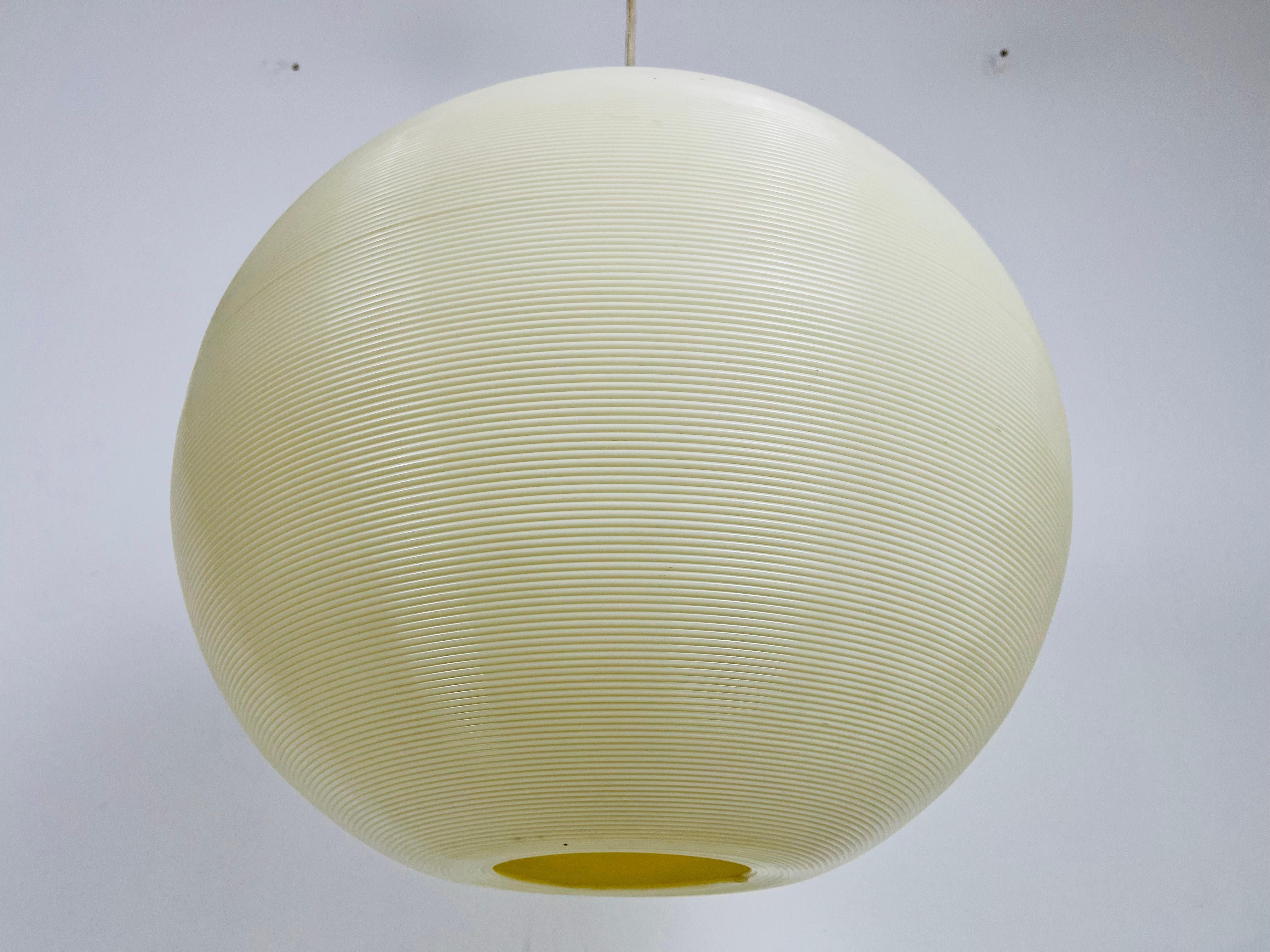 Plastic Midcentury Rotaflex Pendant Lamp, 1960s For Sale