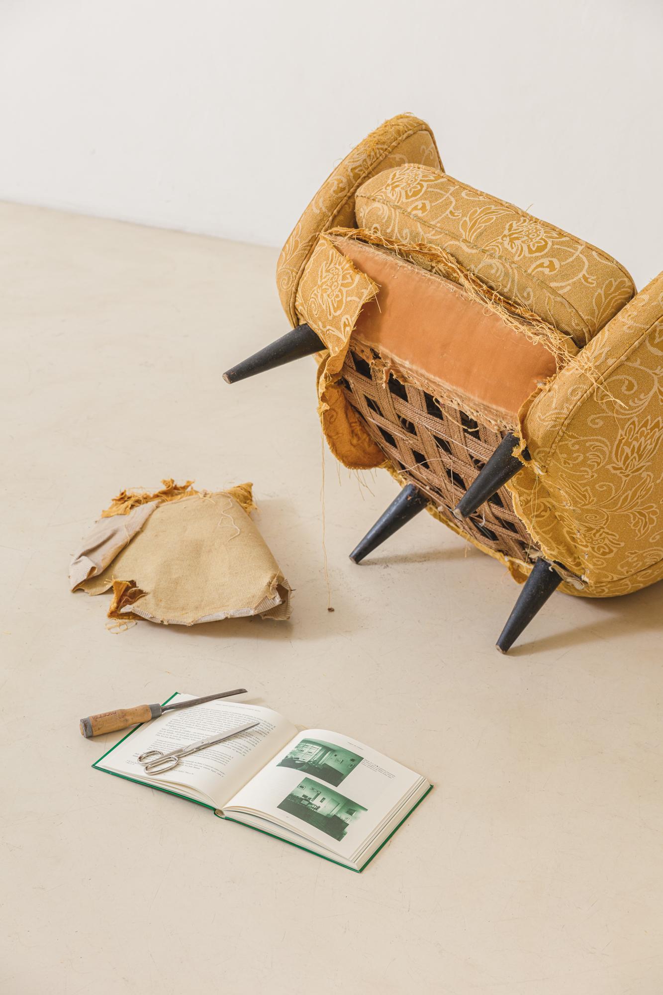 Fauteuils ronds du milieu du siècle dernier conçus par Geraldo de Barros, Unilabor, vers 1959 en vente 3