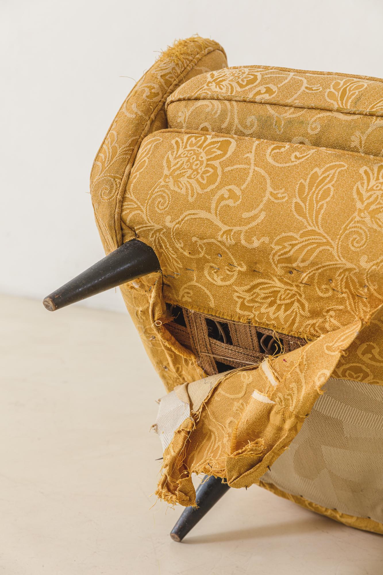 Fauteuils ronds du milieu du siècle dernier conçus par Geraldo de Barros, Unilabor, vers 1959 en vente 1