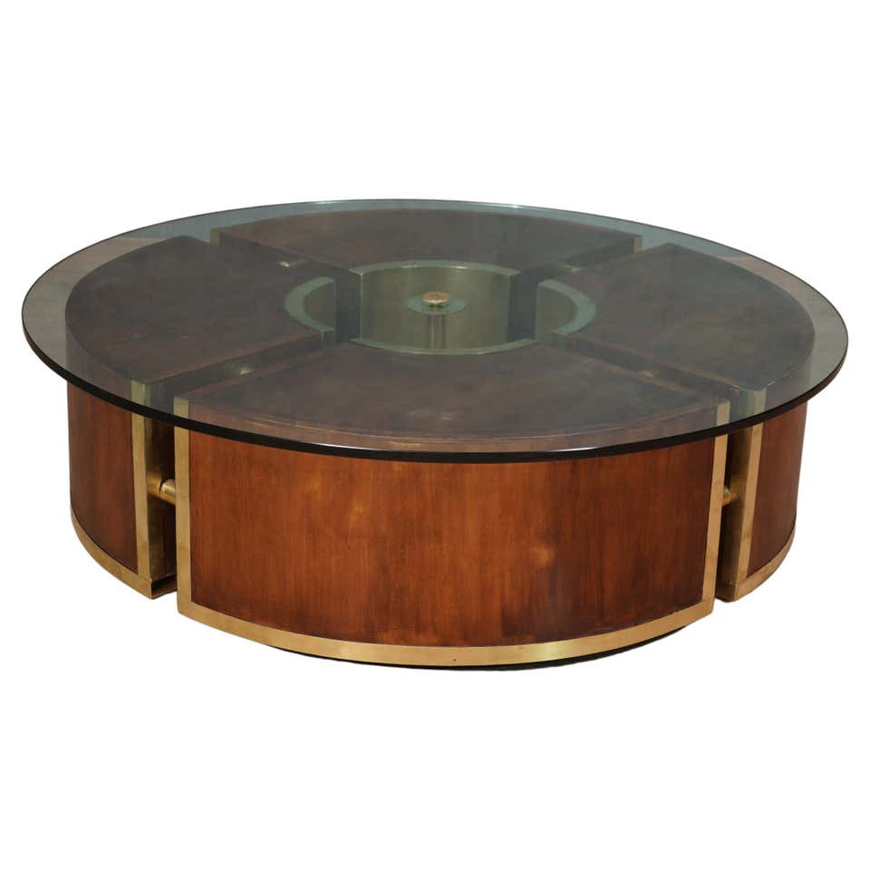 Rare Superstudio 'Bazaar' Illuminated Revolving Sofa Table, Italy, 1968 ...