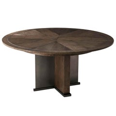 Midcentury Round Dining Table