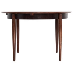 Midcentury Round Dining Table in Rosewood by Lübke, 1960s