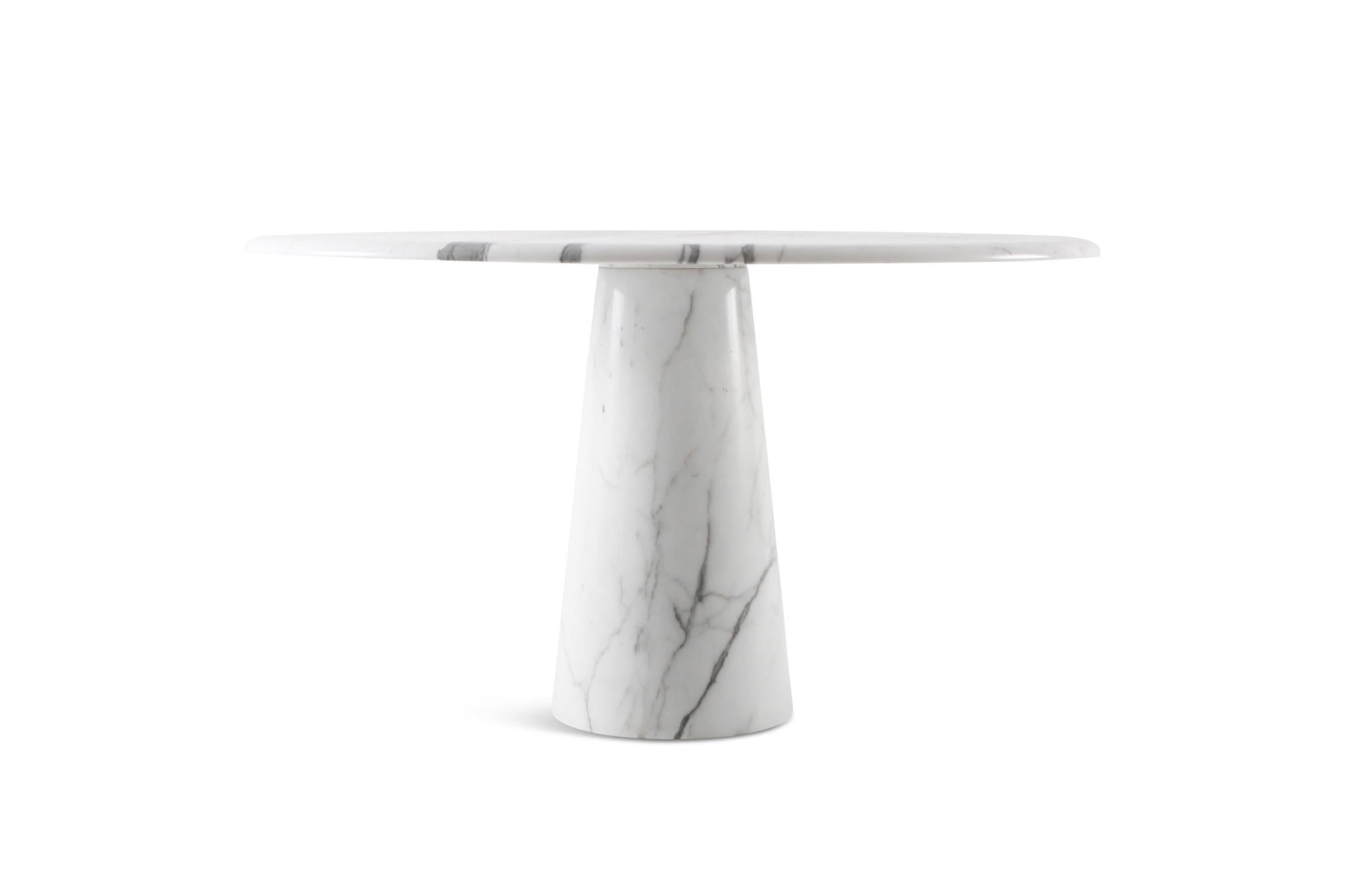 carrara marble round dining table