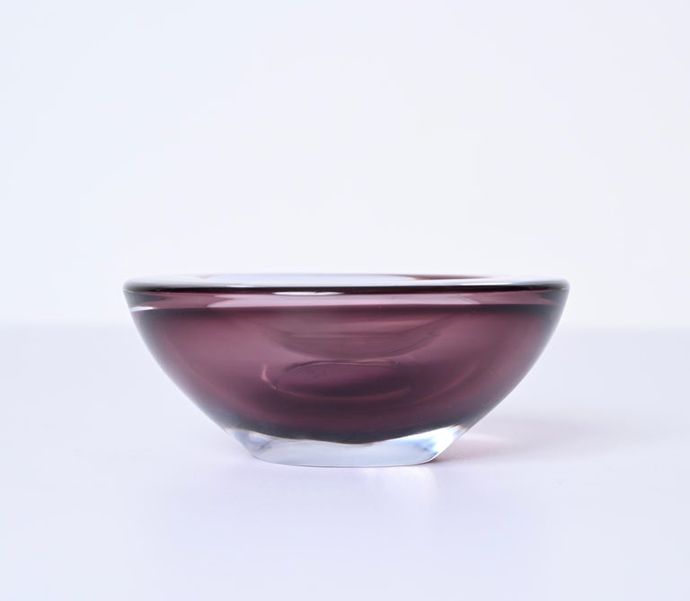 Mid-Century Modern Midcentury Round Purple Amethyst 