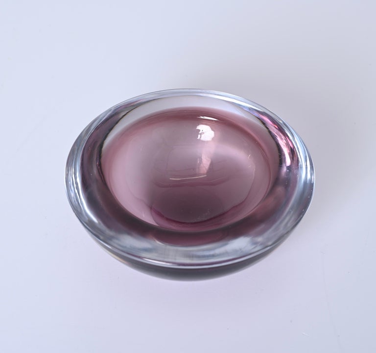 Midcentury Round Purple Amethyst 