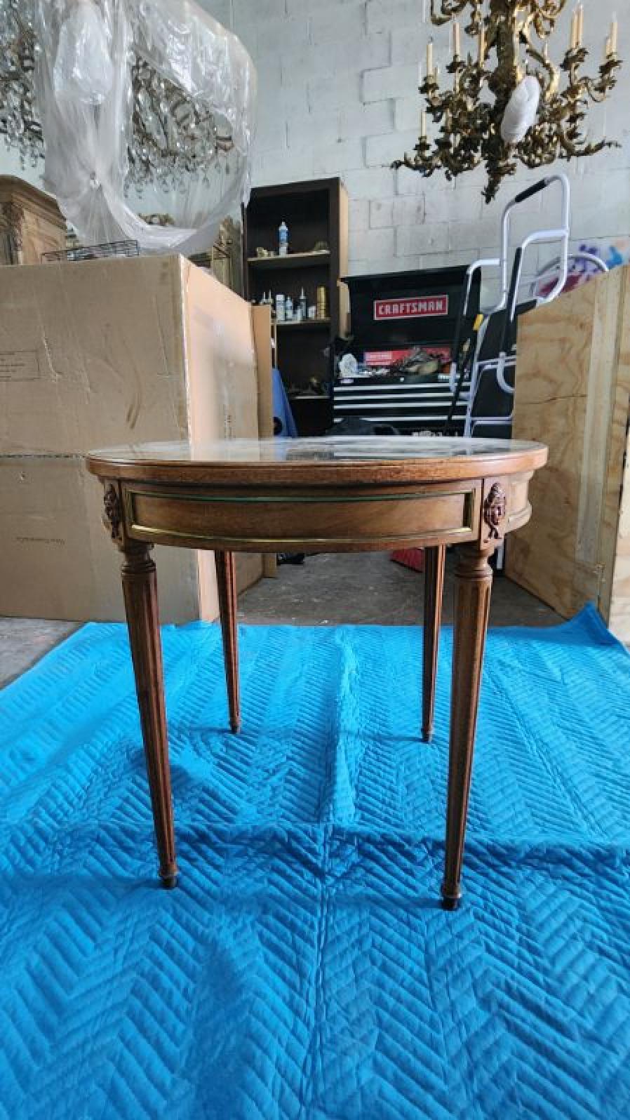 Américain Table d'appoint ronde du milieu du siècle par Don Ruseau en vente