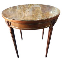 Midcentury Round Side Table by Don Ruseau