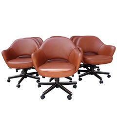 Midcentury Saarinen Executive Chairs for Knoll