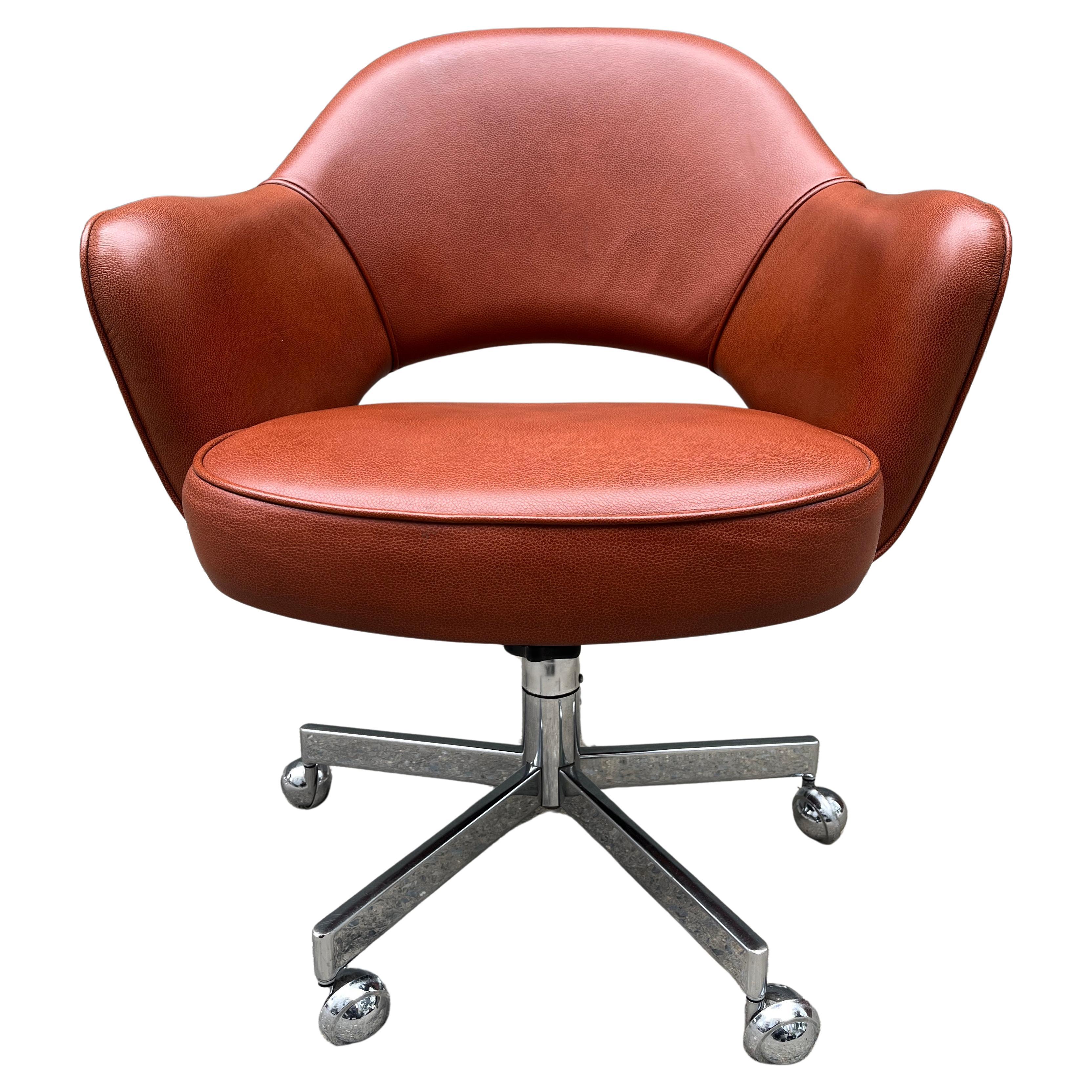 Midcentury Saarinen Executive Chairs for Knoll For Sale