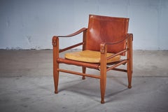 Midcentury Safari Chair from Aage Bruun and Son