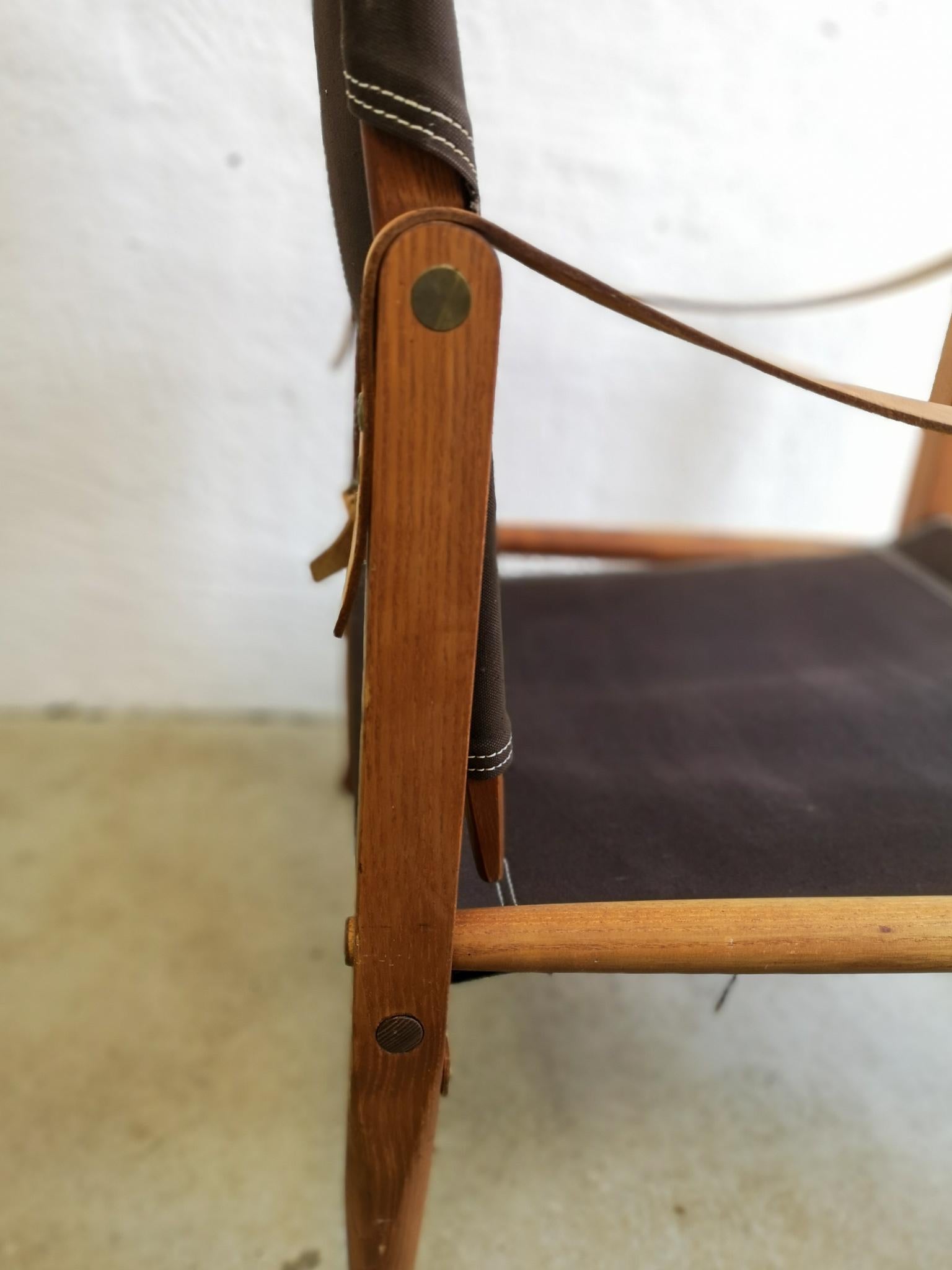 Midcentury Safari Chair Kaare Klint by Rud Rasmussen 4