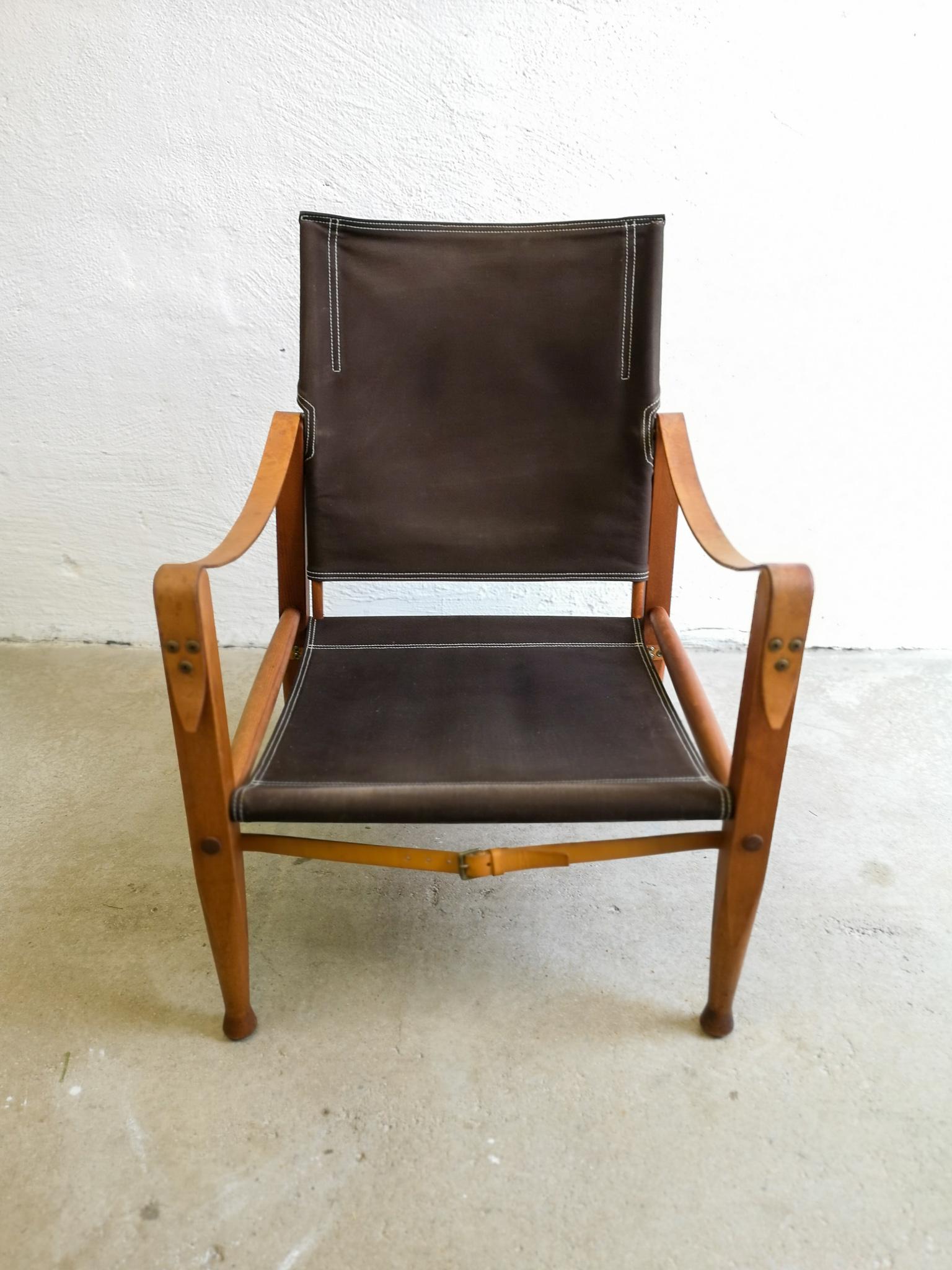 Mid-Century Modern Midcentury Safari Chair Kaare Klint by Rud Rasmussen