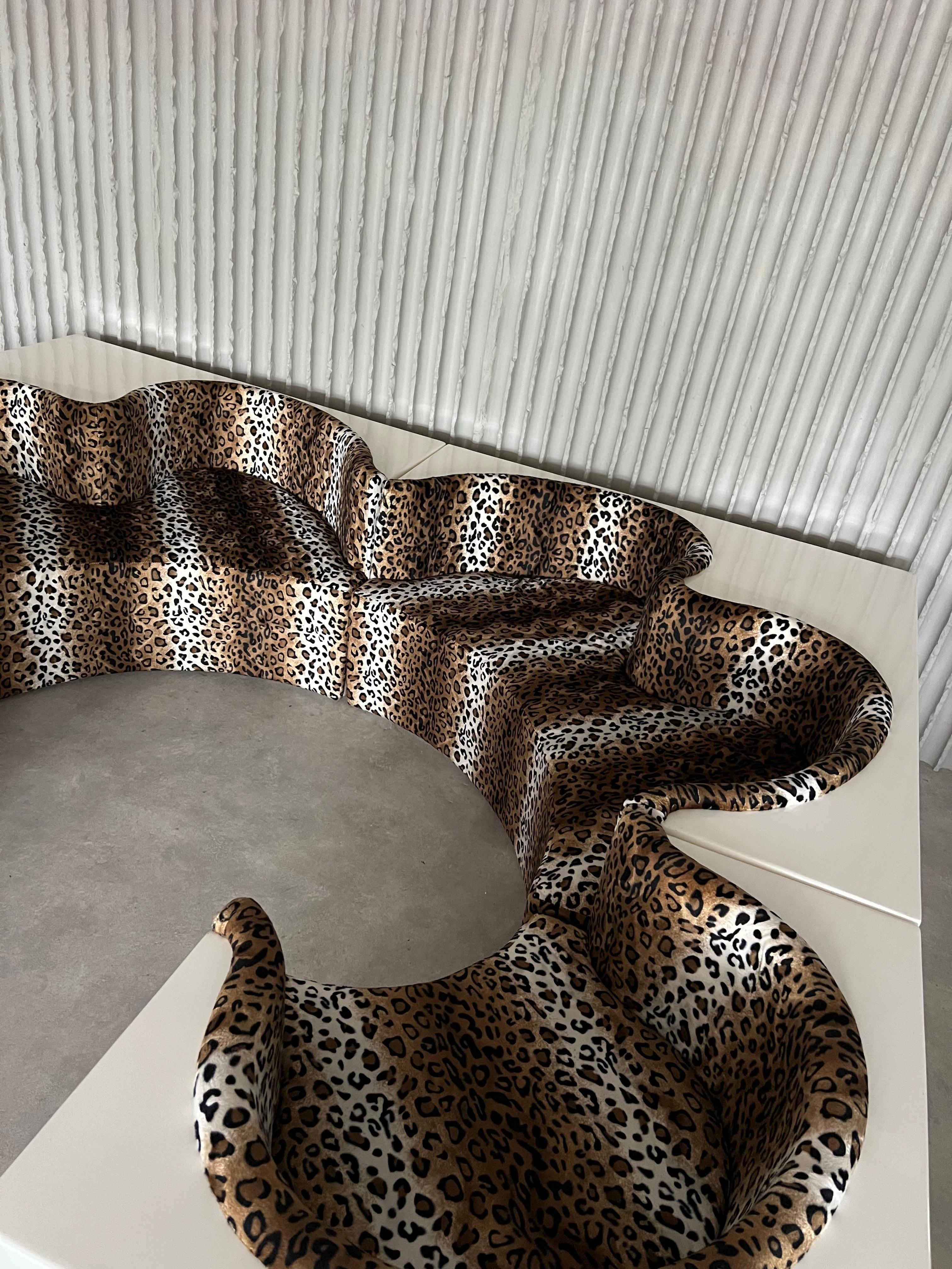 Fiberglass Midcentury Safari sofa by Archizoom for Poltronova, Italy 1968 For Sale