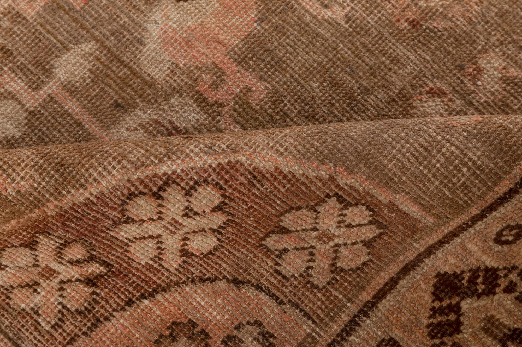 Mid-Century Modern Midcentury Samarkand Handwoven Wool Rug For Sale