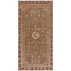 Midcentury Samarkand Handwoven Wool Rug